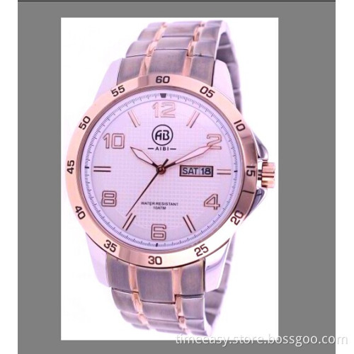 Rose Gold Stainless Steel Watch